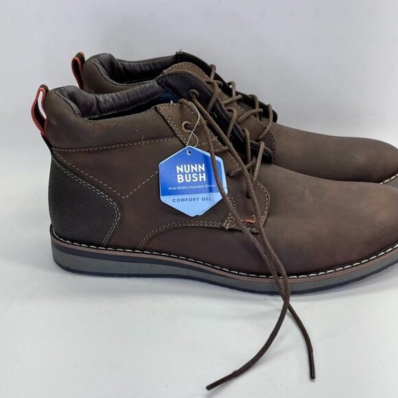 Nunn Bush Men's Circuit DC Plain Toe Chukka Boots Size 7.5 Lightweight Comfort - Picture 5 of 14